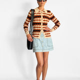 Marvin Wave Knit Cardigan