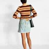 Aura Denim Mini Skirt