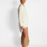 Logo Linen Shirt and Short Set