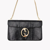 Vintage Python Leather Shoulder Bag