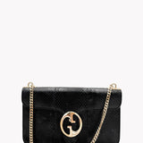 Vintage Python Leather Shoulder Bag