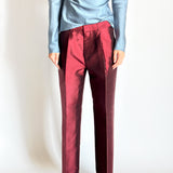 Silk Relaxed Pleat Trouser