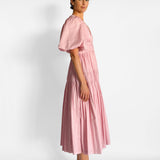 Fallingwater Ruched Midi Dress