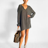 Long Sleeve Silk Tunic