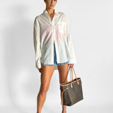 Embroidered Oversized Shirt