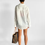 Embroidered Oversized Shirt