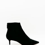 Kitten Heel Suede Booties