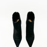 Kitten Heel Suede Booties