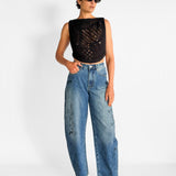 Crochet Knit Vest