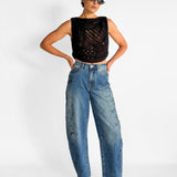 Crochet Knit Vest