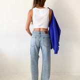 Distressed Wide Leg Jean