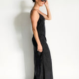 Eden Nero Embroidered Maxi Dress