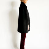 Wool Cape Coat