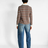 Vintage Stripe Longsleeve Polo