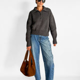Sura Knit Button Up Sweater