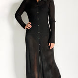 Eva Buttoned Maxi Dress