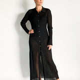 Eva Buttoned Maxi Dress