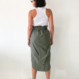 Cotton Utility Skirt