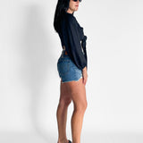 Batwing Tie Top