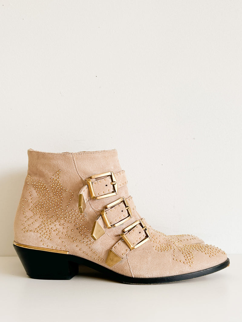 Chloe susanna cheap boots suede