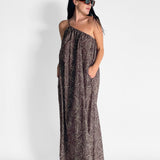 Voluminous One Shoulder Dress