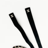 Grosgrain CC Bow Chain Belt