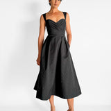 Teles Embellished Midi Dress
