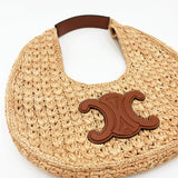 Raffia Hobo Bag