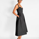 Teles Embellished Midi Dress