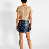 Florian Leather Mini Skirt