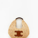 Raffia Hobo Bag