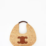 Raffia Hobo Bag