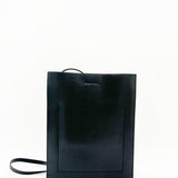 Line Leather Crossbody Bag