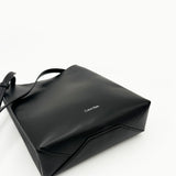 Line Leather Crossbody Bag