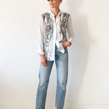 Print Silk Shirt