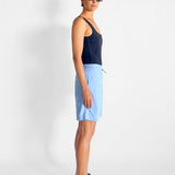 Drawstring Cotton Poplin Shorts