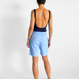 Drawstring Cotton Poplin Shorts