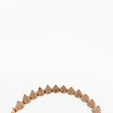 Pavé Gold Cone Bracelet