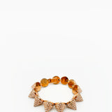 Pavé Gold Cone Bracelet