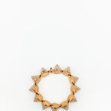 Pavé Gold Cone Bracelet