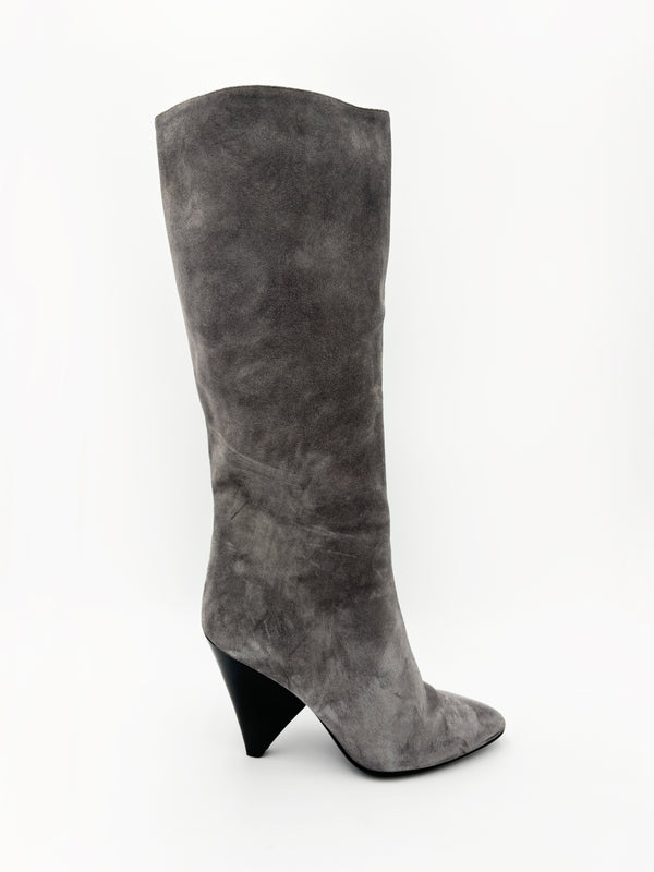 Lizzy Suede Knee High Boots