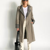 Wool Houndstooth Coat