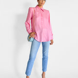 Silk Chain Jacquard Shirt