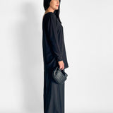 Asymmetric Silk Georgette Top