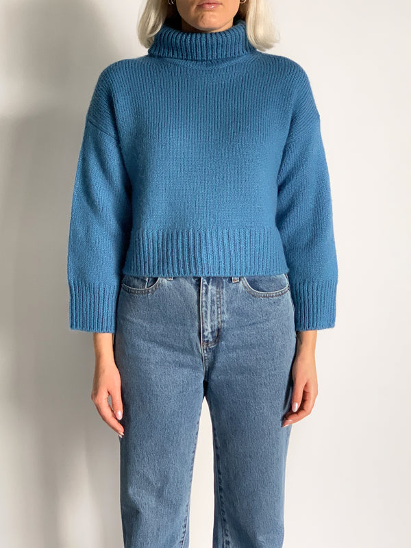 Merino Roll Neck Sweater