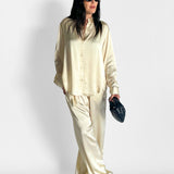 Relaxed Satin Pant