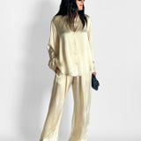 Relaxed Satin Pant