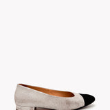 Bicolour Grossgrain Ballet Flats