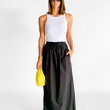 Relaxed Drawcord Skirt