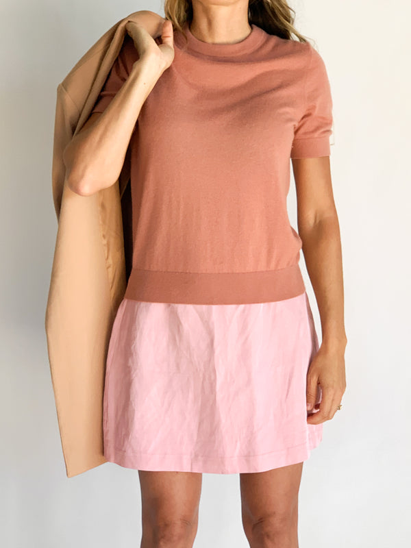 Short Sleeve Cashmere Top